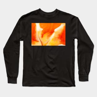 Orange Bell Pepper Macro Long Sleeve T-Shirt